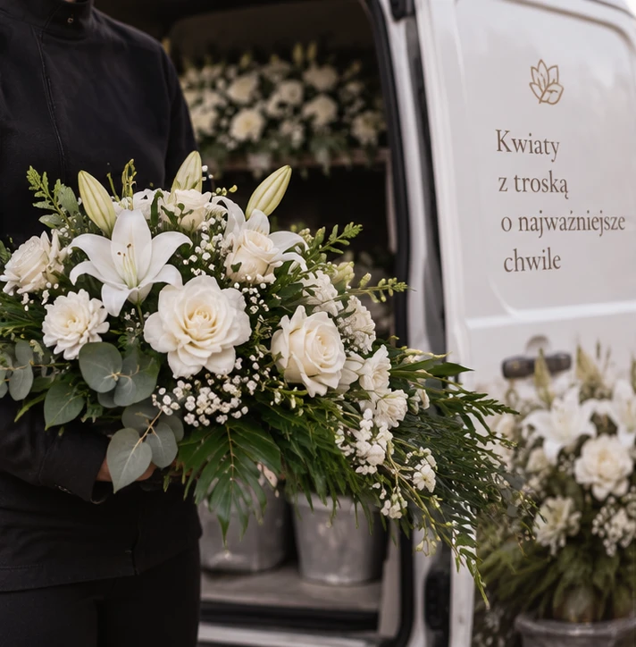 Dostawa kwiatów na cmentarz